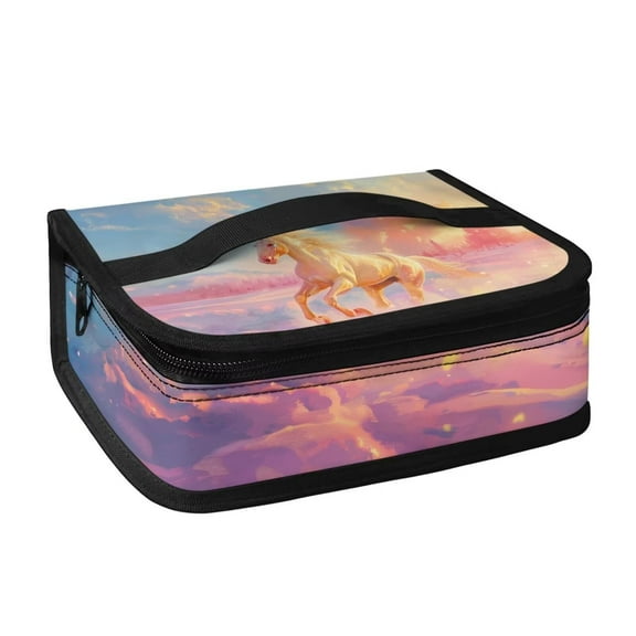 KUIFORTI Horse Lunch Bag Ice Packs Handbags Tote Lunch Pouch Reusable Small Cooler Bag Food Container Keeps Warm Cold