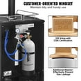 thumbnail image 6 of 5 Lbs CO2 Tank Aluminum Gas Cylinder, Brand New CO2 Cylinder with Gray Spray Coating, CO2 Tank with CGA320 Valve, For Draft Soda Beer, 6 of 11