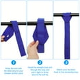 thumbnail image 3 of Uxcell Soft Loop Tie Down Straps, Breaking Strength Strap Loops Sky Blue 12"x1", 3 of 4