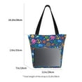 thumbnail image 2 of Japuie Sea Fish Print Women's Crossbody Tote Handbag,Shoulder Bag,Casual Tote,Satchels Crossbody Purse,Top-handle Tote Handbag,for Travel College Work, 2 of 7