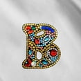 thumbnail image 3 of Christmas Letters Keychain 26 Letters Rhinestone Pendant, 3 of 8