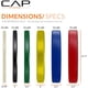 thumbnail image 5 of Set de discos Weight Plate Set CAP Barbell de 160 lb con rack de almacenamiento, 5 of 8