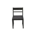 thumbnail image 4 of Fernious Dining Chair on Mango Solid Wood in Dark Gray Finish - 2 Piece Set, 4 of 6