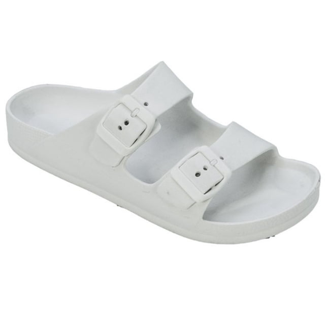 Sandales à Double Boucle pour Femmes, Mules Ajustables