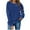 #0288-Blue, variant on Uootdi Christmas Long Sleeve Shirts for Women Crewneck Christmas Light Sweatshirts Merry And Bright Xmas Gift Pullover Tops Hol iday