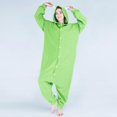 thumbnail image 3 of (M)Women's Fancy Adult One-Piece Pyjamas with Hat Cos Outfit Cute Mike Sully Pyjamas Cartoon Monster One-Piece Pyjamas Home Clothes, 3 of 3