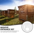 thumbnail image 4 of MasteelfCA 20Pcs Beehive Entrance Gates Plastic Round Entrances Rotatable Bee Entrances, 4 of 7
