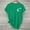 Green, variant on T Shirts for Women Plus Size Work Short Sleeve Out Blouse Football Print Shirt T Shirt in Fall