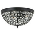 thumbnail image 2 of Living District LD5012F13MB Taye 3 Light Matte Black Flush Mount, 2 of 4