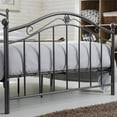 thumbnail image 4 of Hodedah Complete Metal Queen Size Bed in Black Silver, 4 of 6