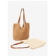 thumbnail image 2 of Firefly hope Bolso de hombro tejido para mujer, bolso de mano y neceser, elegante bolso de playa de verano, 15,7 x 12,59 x 0,78 pulgadas (caqui)., 2 of 5