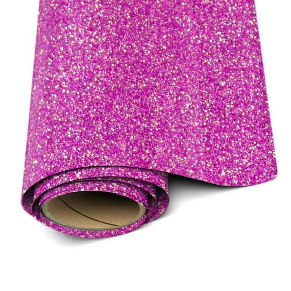 Siser Glitter Heat Transfer Vinyl –Rainbow Plum HTV Iron on Vinyl – 12” x 3 Foot ( 36 inches / 1 yard )