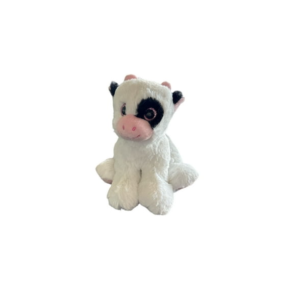 Peluche Vaquita Blanca y Negra 25 cm – Suave y Tierna