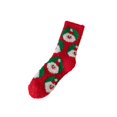 thumbnail image 4 of Christmas Stockings Cute No Show Socks Crew Fall Fashion Fuzzy Fuzzy Long Socks Blackish Green, 4 of 7