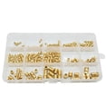 thumbnail image 4 of 300PCS Imported GB809 Standard Copper Insert Nuts with Double Diagonal Design, Bulk Pack for Professional & Large Projects, Hot Melt Threaded Fasteners in Box, High-Quality Versatile Hardware for, 4 of 5