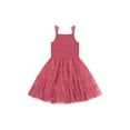 thumbnail image 6 of Kensie Girl Sleeveless Jacquard Bow Mesh Dress, Sizes 4-16, 6 of 7