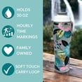 thumbnail image 3 of 50 Strong BPA Free Reusable Water Bottle with Time Marker - 30 oz. Motivational Fitness Bottles - Hours Marked - Drink More Water Daily - Tracker Helps You Drink Water All Day, 3 of 6