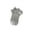 Gray, variant on Cmfcve Elegant Ruffle Ankle Socks for Women Cotton Non-Slip Soft Cute Solid Color Socks