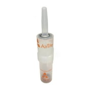 Airtite 10.1 oz. Clear Plastic Canister to Seal and Preserve Opened Tubes of Caulk, Adhesive, Grouts, Sealants, Roofing Tar and More