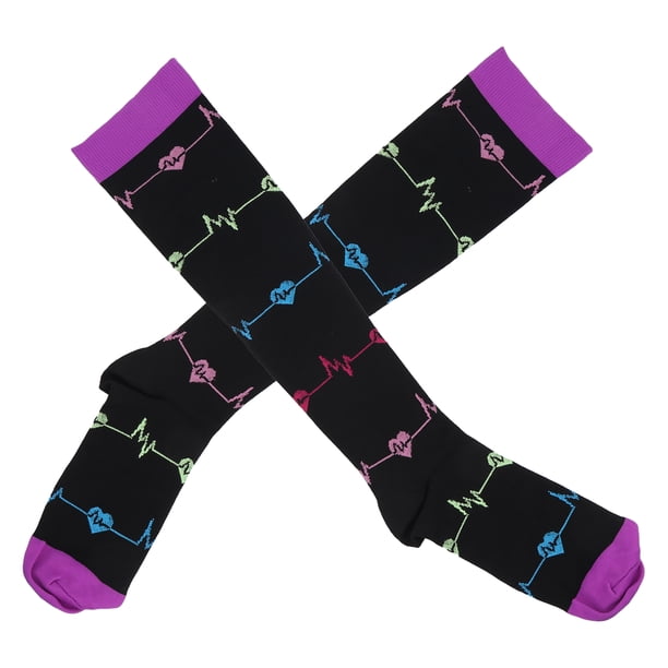 Calcetines De Compresión, Calcetines De Compresión, Calcetines De Compresión Deportivos Duraderos, Cómodo Para Entrenar El Maratón De La .