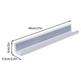 thumbnail image 3 of Meitianfacai Whiteboard Magnetic Bookshelf Classroom Bookshelf Display Reusable Stand, white, 3 of 6