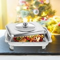thumbnail image 3 of Ensemble de Chauffe-Vaisselle Buffet Chafer Buffet Serveurs Réchauffeurs Chafer Poêle Support Alimentaire de Cuisine, 3 of 3
