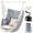 Light Grey, variant on Hammock Chair  Swing Max 500 Lbs 2 Cushions Included Metal Spreader Bar with Anti-Slip Grooves Portable  Chair Side Pocket Large Macrame Bohemian Chair Indoor Outdoor