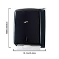 thumbnail image 3 of Jofel Valor Interfold Towel Dispenser, 600 Z-fold, Black, 3 of 5