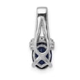 thumbnail image 3 of FB Jewels 14K White Gold Diamond and Sapphire Pendant, 3 of 4