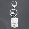 thumbnail image 2 of HAHDAXIA Never Drive Faster Than Your Guardian Angel Can Fly Keychain Bracelet New Driver Gift Sweet 16 Gift, 2 of 6