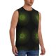 thumbnail image 2 of Fotbe Mandala With Marijuana Leaf Men's Camiseta sin Mangas Estampada para Hombres, Playera Casual para Gimnasio, Entrenamiento, Playa-Medium, 2 of 7
