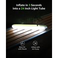 thumbnail image 2 of Luz de Camping Solar Recargable BILTRTE IP66 Impermeable, 2 of 9