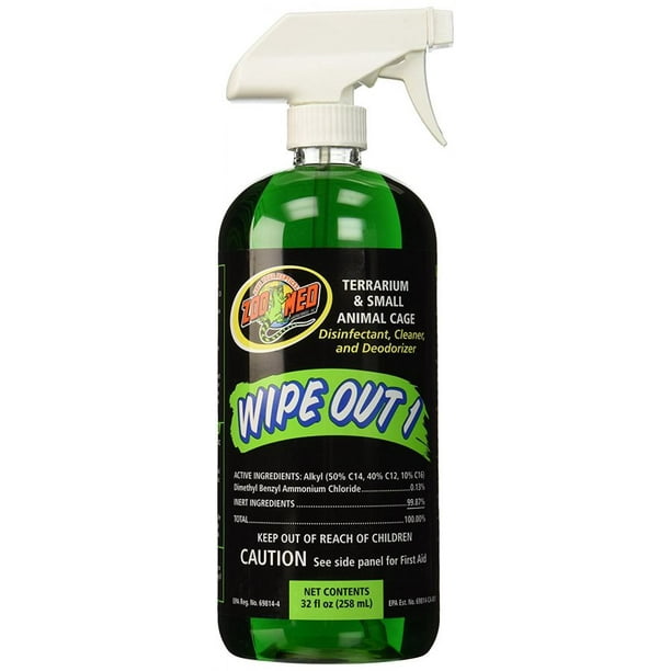 Zoo Med Wipe Out 1 Small Animal & Reptile Terrarium Cleaner