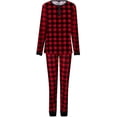 thumbnail image 3 of Ensembles de Pyjama Assortis de Noël pour la Famille à Carreaux Rouges, 3 of 6