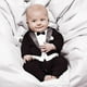 thumbnail image 4 of Bebé Niño Traje Formal Esmoquin Mameluco Fiesta De Boda Mono Ropa 2-3 Años, 4 of 5