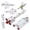 White 1PCS, variant on Space Model Toys Sets 7 PCS Space Shuttles Astronauts Satellite Figurine Toys Space Exploration Gifts For Boys Girls Kids One Size