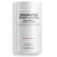 thumbnail image 1 of Codeage Grass-Fed Beef Liver Supplement Bovine, Freeze Dried, Non-Defatted, Desiccated, 180 Capsules, 1 of 4