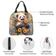 thumbnail image 4 of Picia Elegant Cute Panda Sunflower Printed Lunch box Lunch bag for Men Women Large Capacity Lunchbox Reusable Lunch Bags Insulated Lunch Bag Lunch Box Cooler, 4 of 6