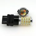 thumbnail image 3 of Bombillas LED superbrillantes de bajo consumo de 9-30 V 3157 3156 3057 4157 con lentes de proyector de repuesto para luces de giro delanteras/traseras o luces de estacionamiento traseras, amarillas, 3 of 5
