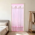 thumbnail image 4 of Doorway Mesh Curtain Screen with Double-Layer Lace, Summer Door Cover for Kitchen, Bedroom and Room Divider Decor, 79 x 40 Inch, 4 of 6