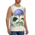 thumbnail image 2 of Fotbe Men's Vintage Flower Print Men's Sleeveless Muscle Tank Tops Casual T-Shirts for Gym Workout Beach-XX-Large, 2 of 8