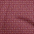 thumbnail image 1 of oneOone Polyester Spandex Maroon Fabric Colorful Dinosaur Cartoon Sewing Material Print Fabric By The Yard 56 Inch Wide, 1 of 5