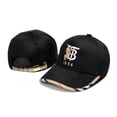 thumbnail image 1 of Sombrero De BURBERRY Mujer Primavera Verano Británico A Cuadros TB Gorra De Béisbol Calle Moda Casual Versión Coreana Sol, 1 of 4