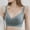 #2- Blue, variant on Wireless Push up Bra Womens Shelf No Underwire Push up No Show Bralettes Padded Adjustable Strap Small Chested Corset Bra Full Coverage Crop Cami Top Comfy Shapewear Red L