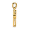 thumbnail image 2 of 14k Yellow Gold 1/6 CT Diamond Latin Cross Design Pendant, 2 of 4