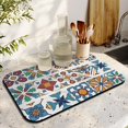 thumbnail image 3 of 19.5x12in Mexican Coffee Drying Mat High Performance Diatom Mud Dish Pad Must have Kitchen Gadget for a Clean, Dry, Coffee Mat and Orderly Counter, 3 of 7