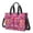 French Bulldog and Donut Pink Pattern, variant on Dog Paw Print Rainbow Black Pattern Canvas Messenger Tote Bag, Work Tote with Multi Pockets & Removable Strap, Durable Canvas Gifts for Women Men Teacher Nurse