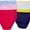 Multi-color, variant on Iheyi 1 or 6 or 12 Pieces Plain Flower High Waist Full Briefs Cotton Panty 3XL (2905) (3XL, 12 Pieces Show)