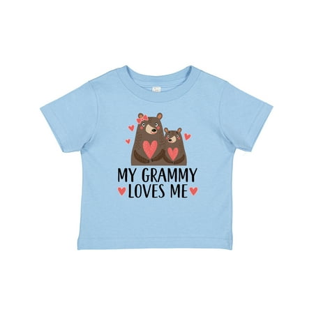 

Inktastic My Grammy Loves Me Valentine Gift Baby Boy or Baby Girl T-Shirt