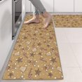 thumbnail image 2 of Kitchen Rugs Sets Of 2,Brown Christmas Pattern Anti Fatigue Kitchen Mat Rugs Non Slip Washable,Decorative Kitchen Floor Mats for Kitchen,Sink,Laundry,17"X47", 2 of 5
